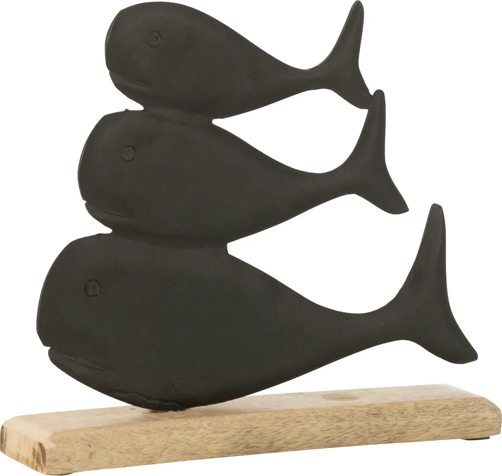 Grande Baleine J-Line Noire : Déco Chic pour Meubles et Buffets Vides