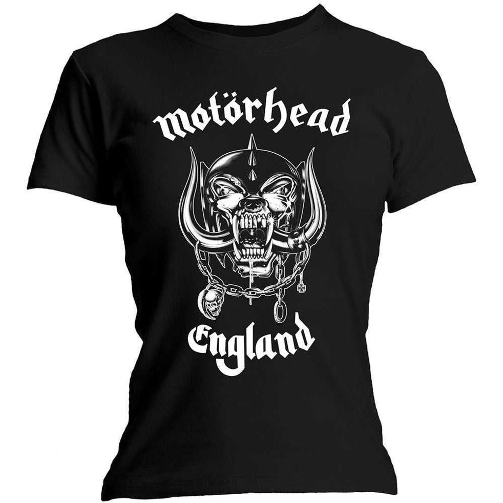 Motörhead England Black XL Damen T-Shirt
