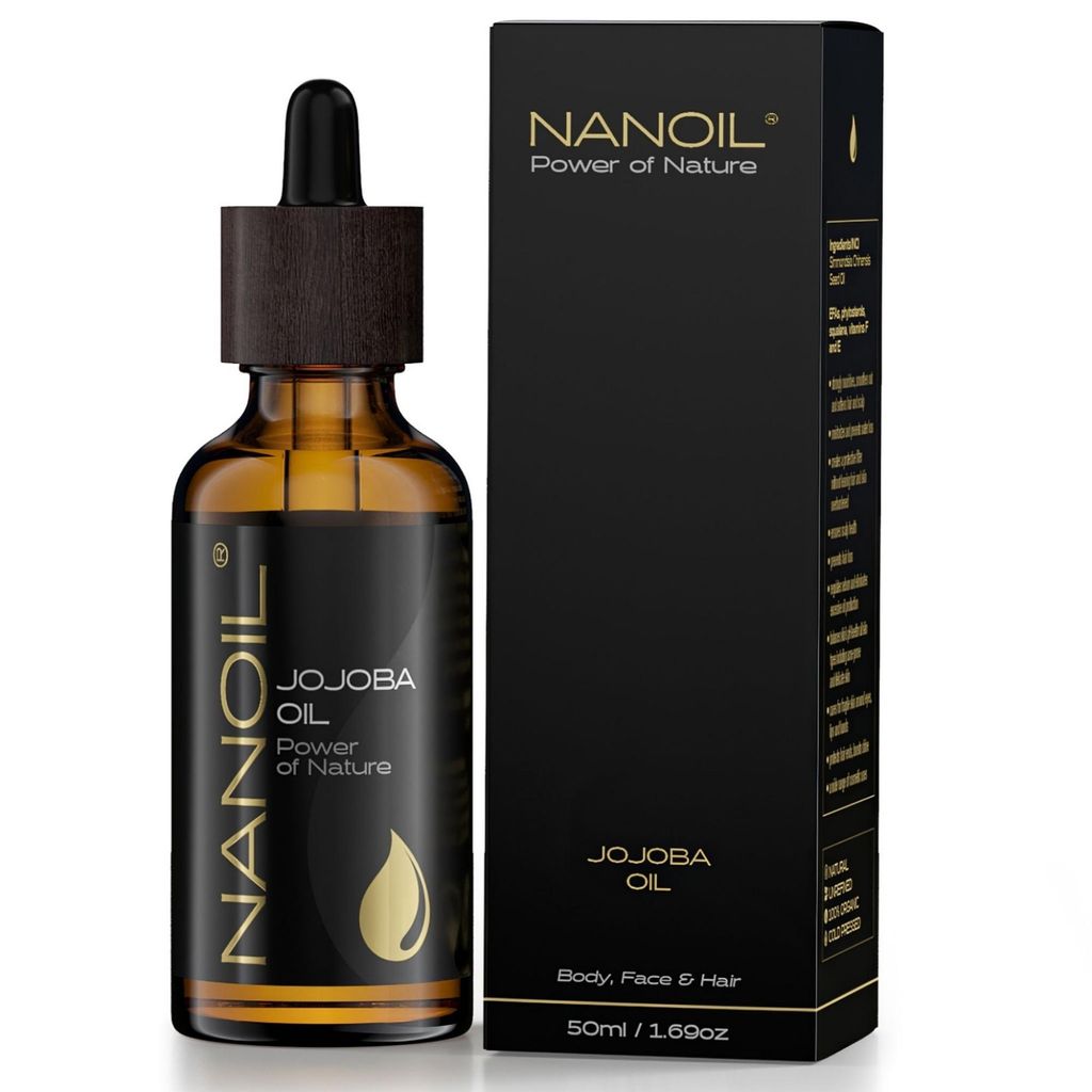 Nanoil Jojoba Oil 50Ml - Soins naturels pour la peau et les Image du produit 