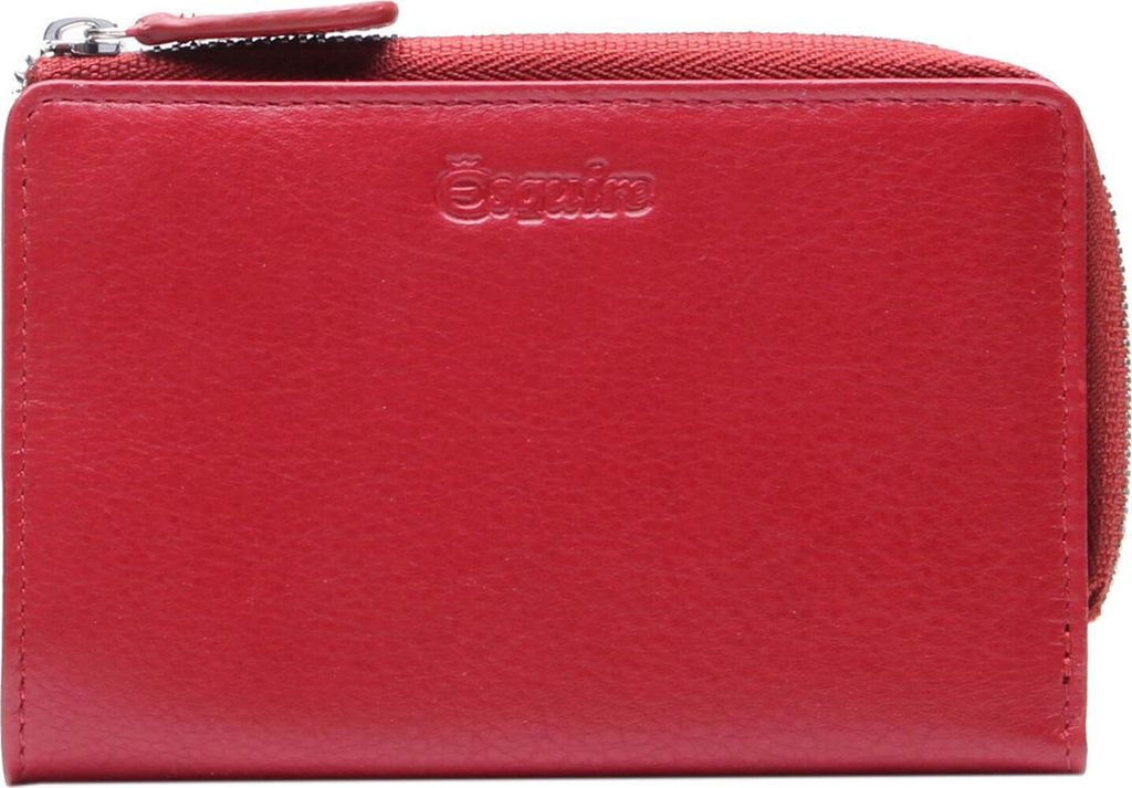 Esquire Leder Geldbörse Viktoria 62 Wallet Red dunkelrot