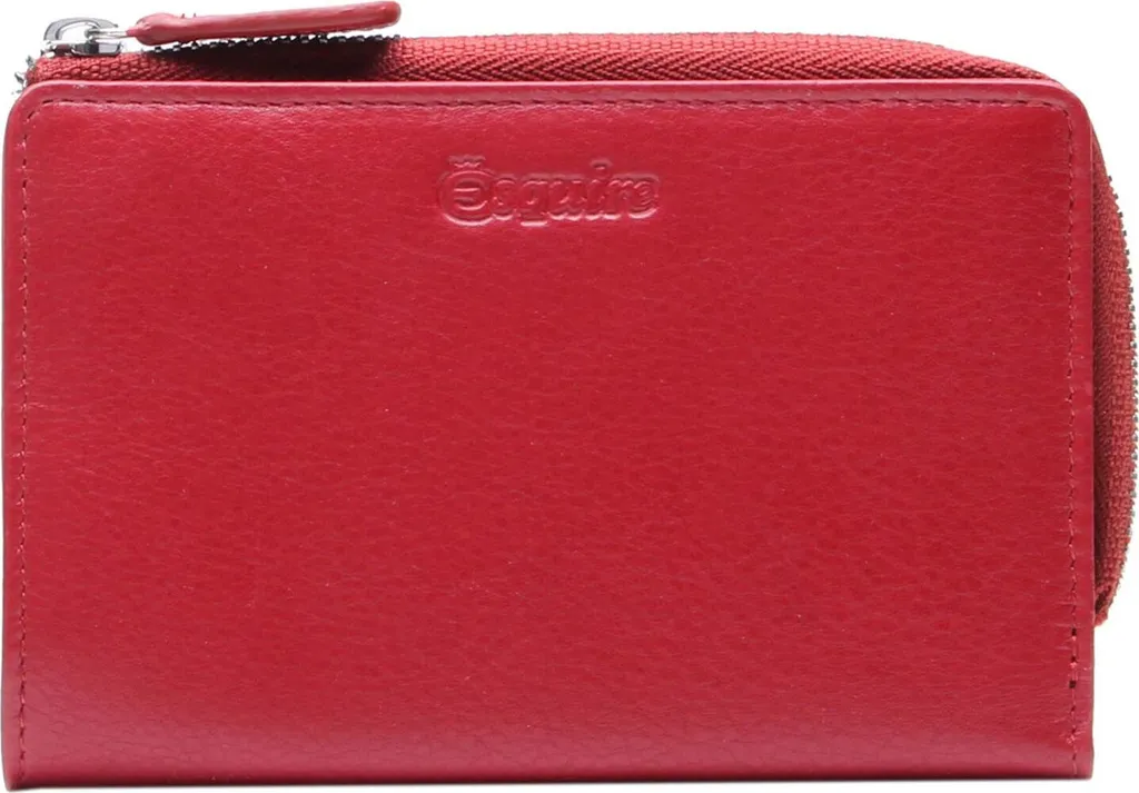 Esquire Viktoria 62 Portafoglio Donna Rosso Scuro Pelle RFID in Offerta