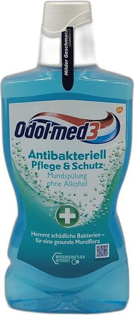 Odol Med 3 Mundsplung Antibakteriell ohne Alkohol ( 500ml) Produktbild 
