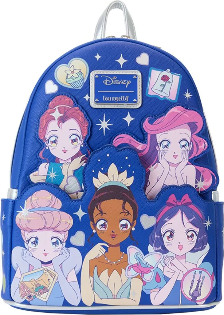 Loungefly Disney Princess Manga - Mini-sac à dos Confortable et Robuste