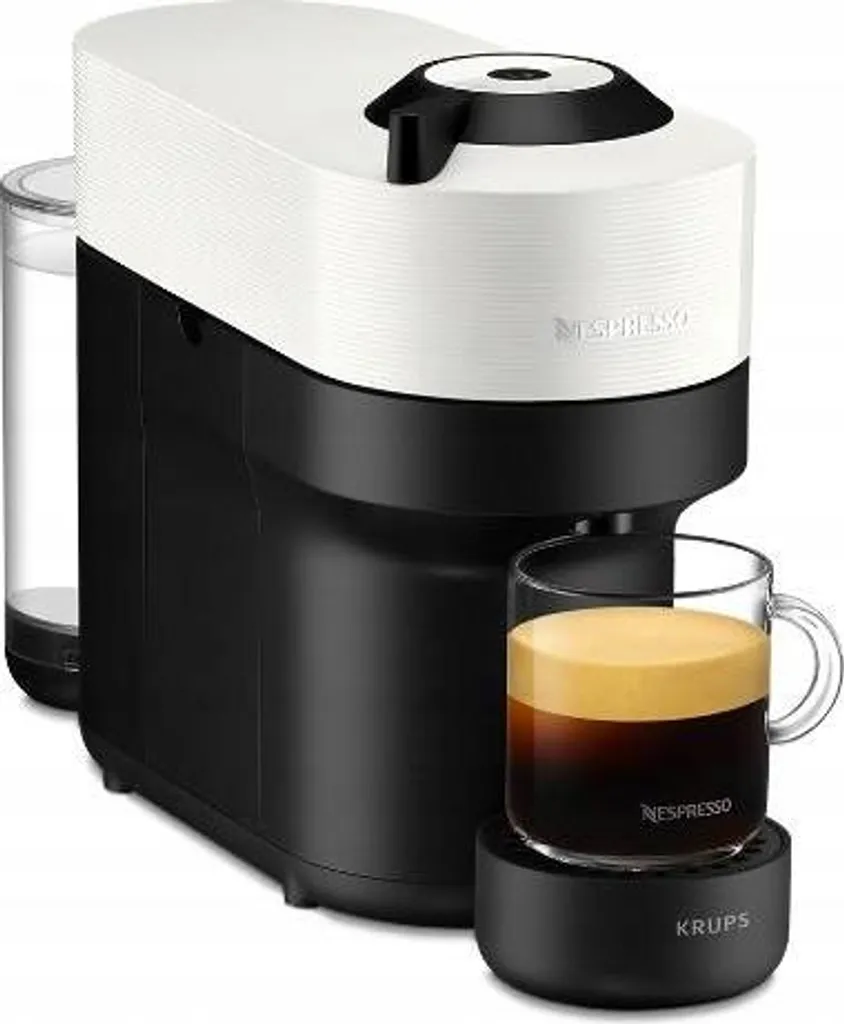 Krups Vertuo Pop - 1500W Kapselkaffeemaschine, 0,6L, Weiss Und Schwarz
