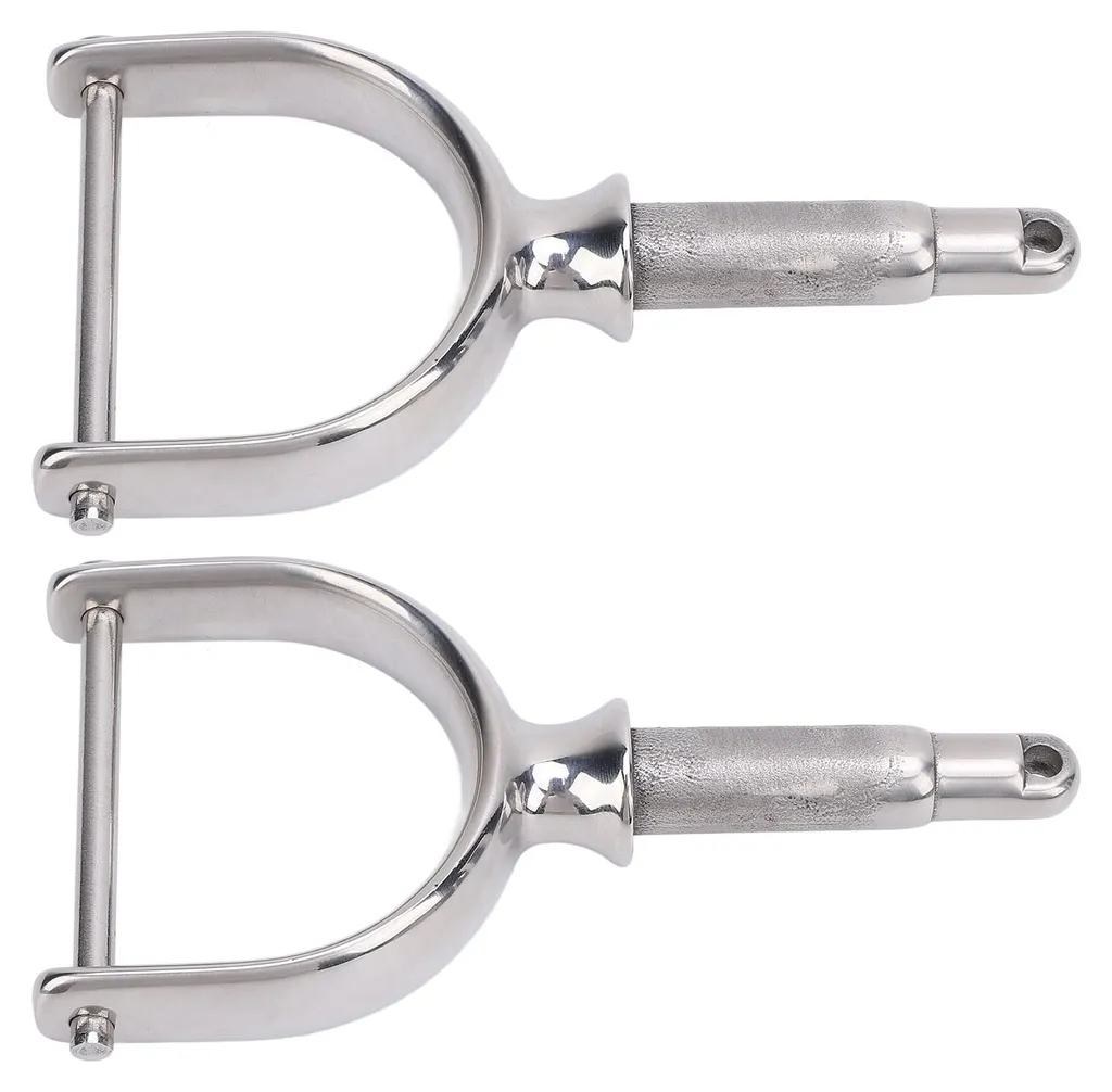 Supports d'aviron 1/2" en inox latéral - Idéal canoë et petit kayak