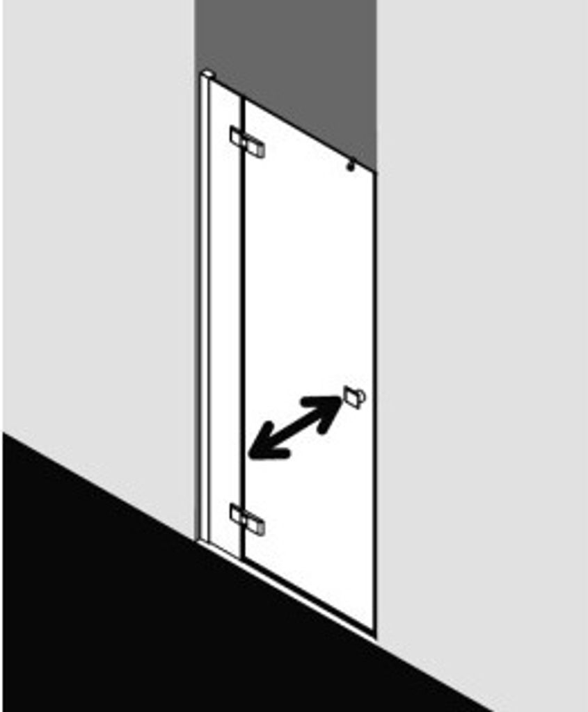 Kermi ME1FL080203UK Pendeltür MENA 1FL 0800x