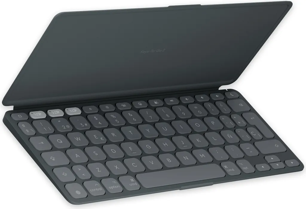 Clavier nomade ultra-fin Logitech Keys-To-Go 2 Bluetooth graphite