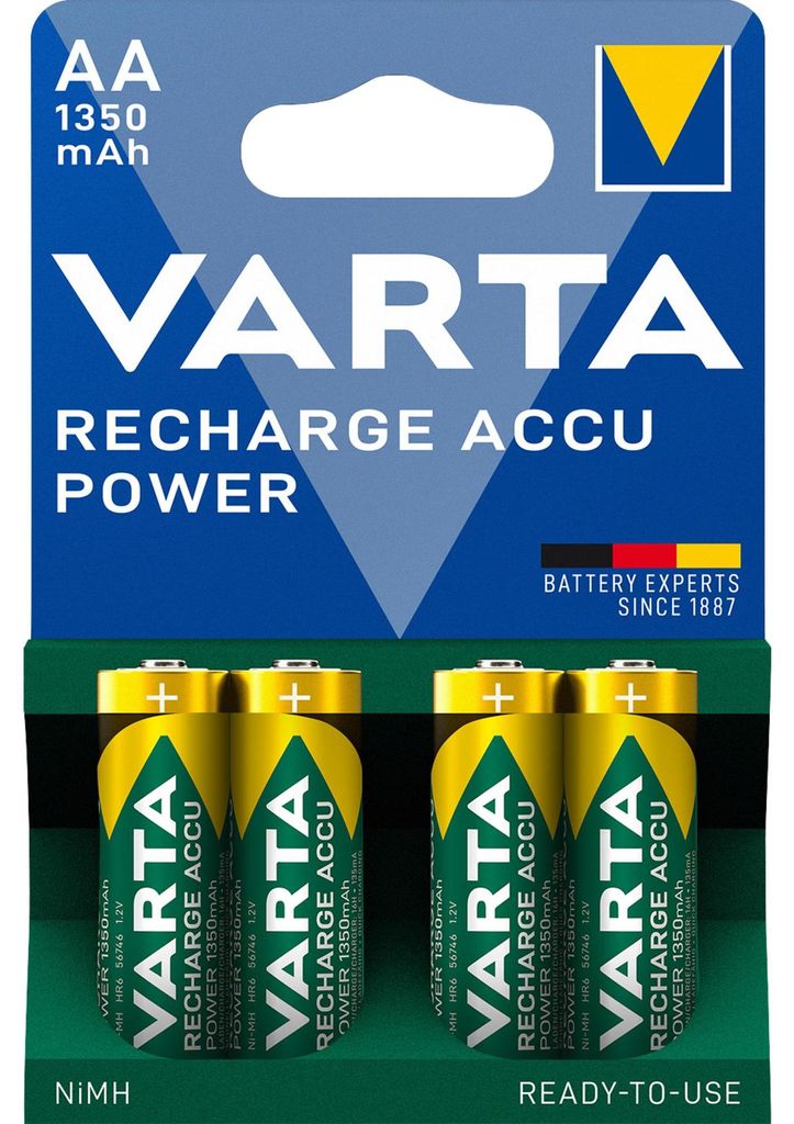 Varta Akku RECHARGE Power    AA  HR6  1350mAh           Immagine del prodotto 