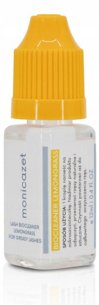 Bio CLEANER do rzęs LEMONGRASS by Monica Zet 12ml Zdjęcie produktu 