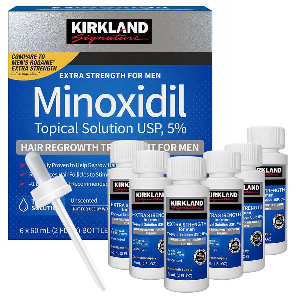 Kirkland 12 Monate Lösung, Minoxidil, 5%, Haarausfall Produktbild 