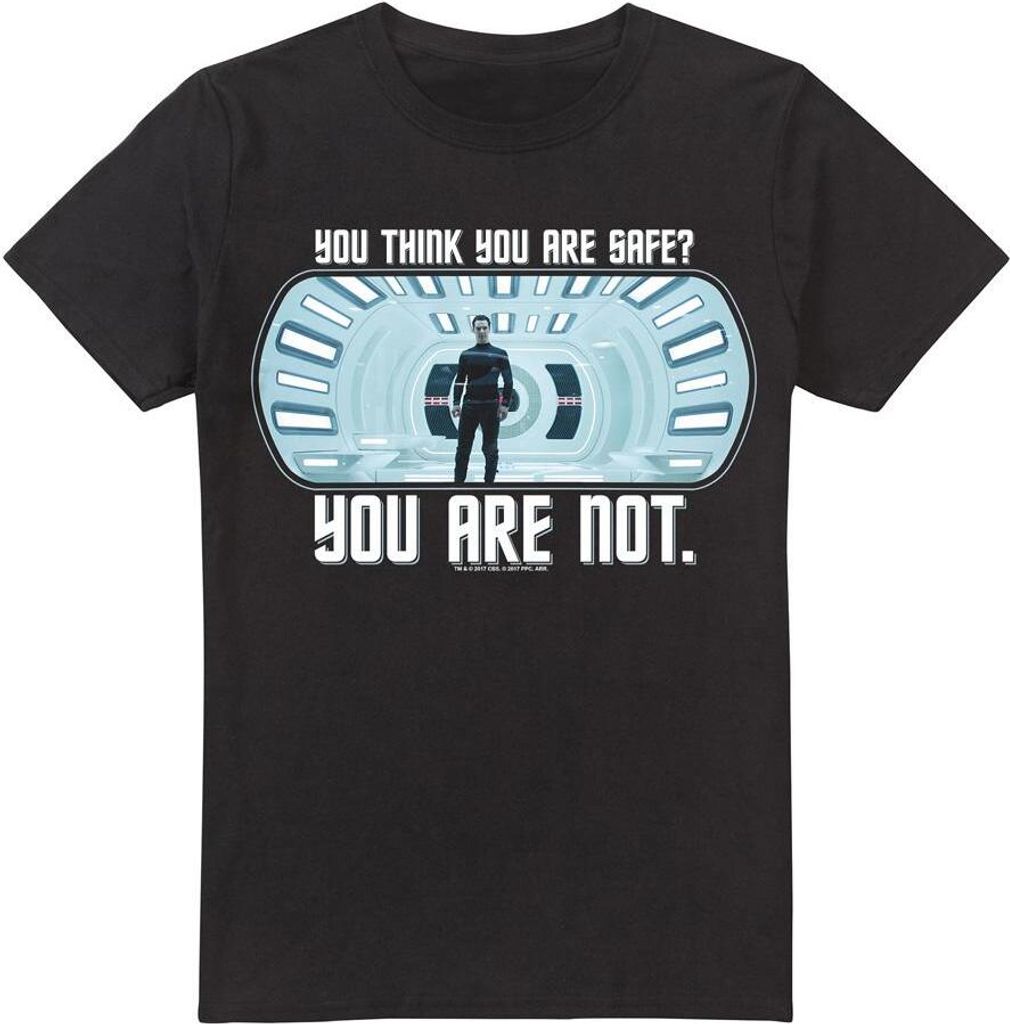 Star Trek: Into Darkness - "Not Safe" T-Shirt für Herren TV13583 (M) (Schwarz)