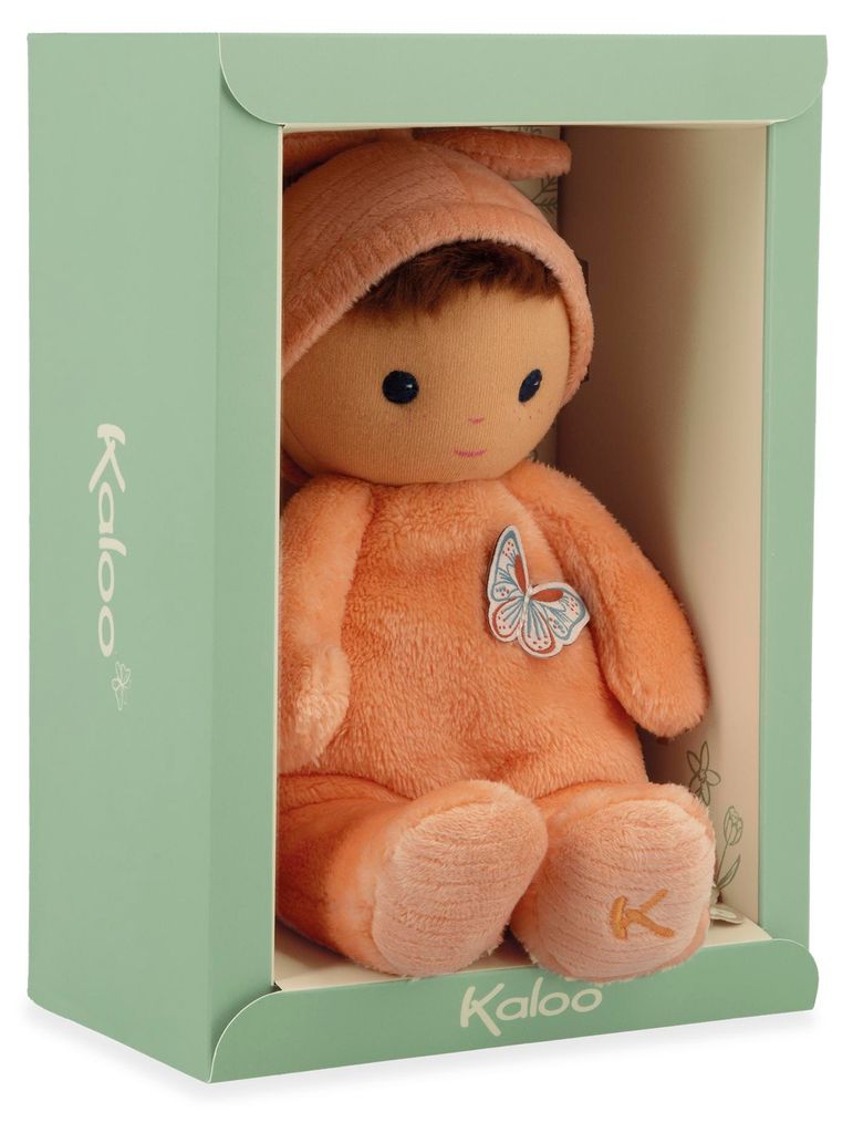 Kaloo Puppe Zinnia - Weiche Kuschelpuppe aus recyceltem Material