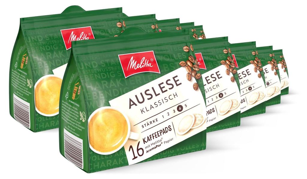 Melitta Auslese klassisch Pads, Kaffeepads für Produktbild 