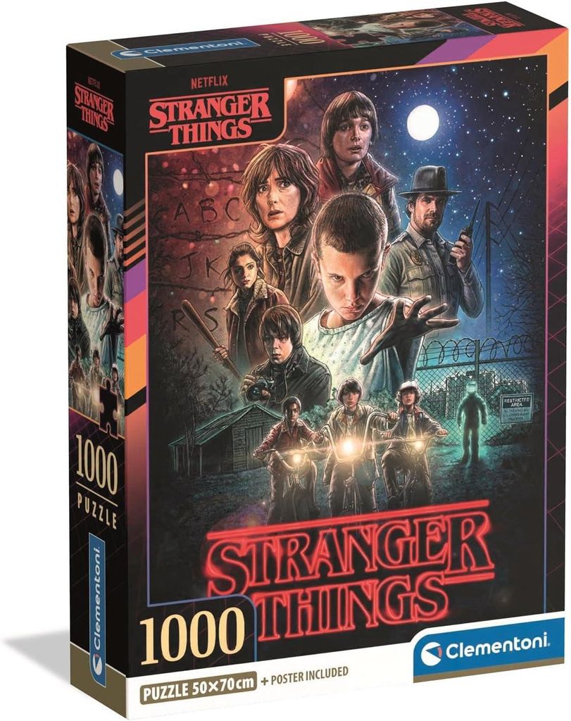 CLE puzzle 1000 CompactNetfl.StrangerThings 39978 Zdjęcie produktu 