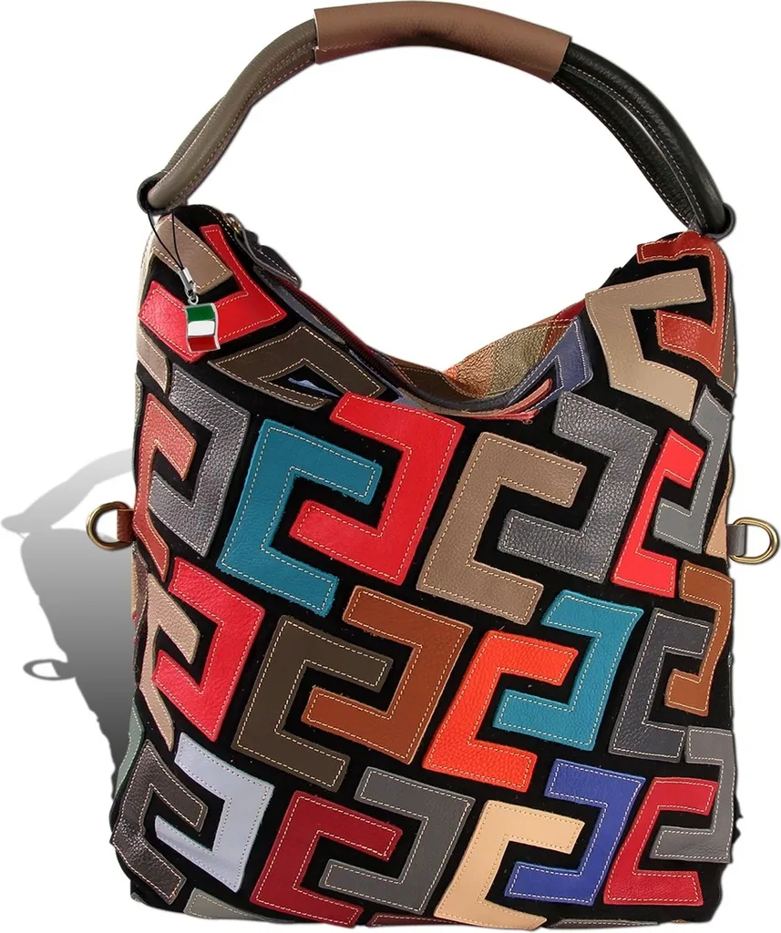 Borsa Donna Florence Shopper Pelle Multicolor D2OTM101F - Grande e Pratica - 1