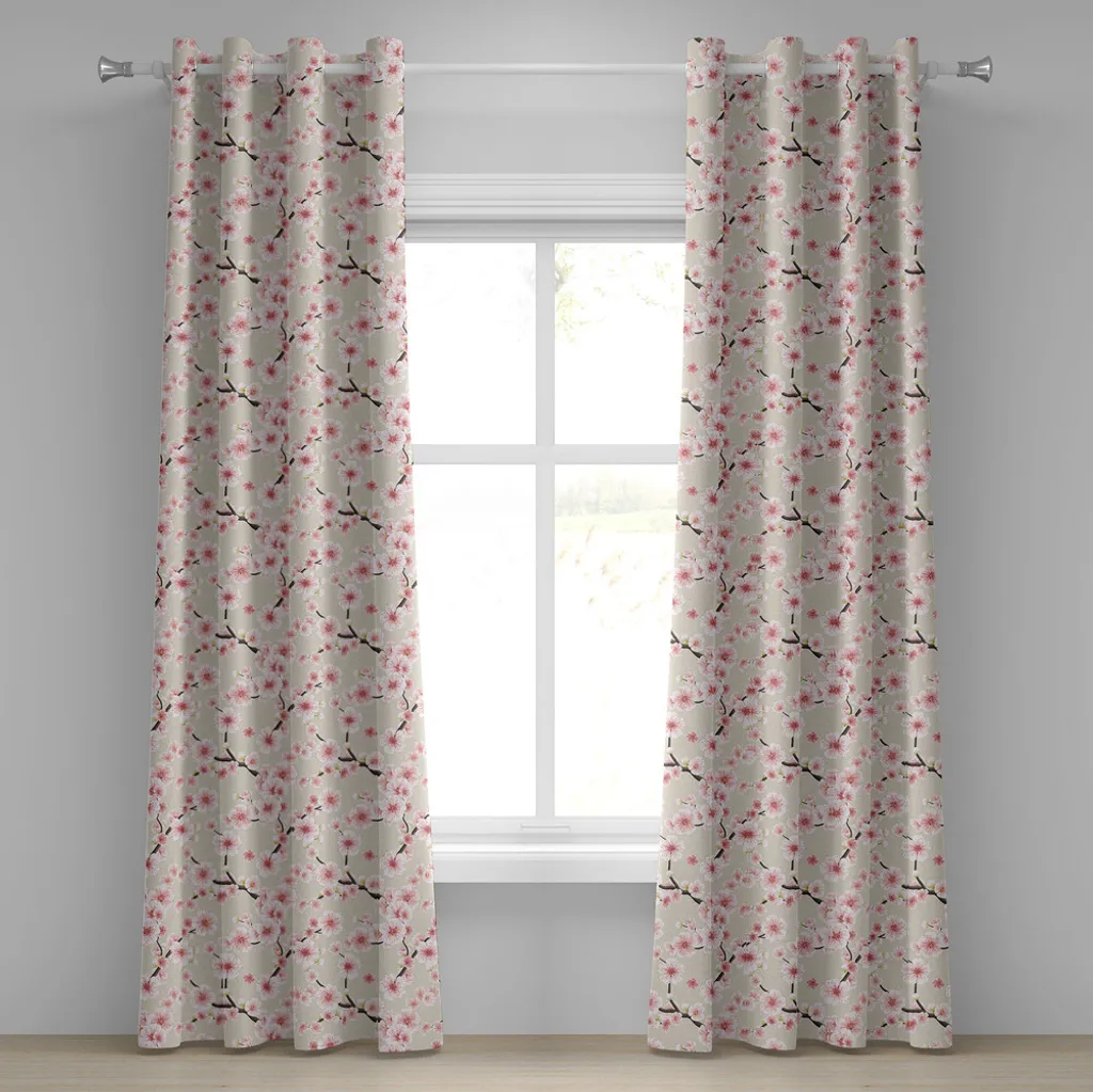 Offerta Tenda ABAKUHAUS 280x225 | Fiori di Ciliegio Giapponesi Beige