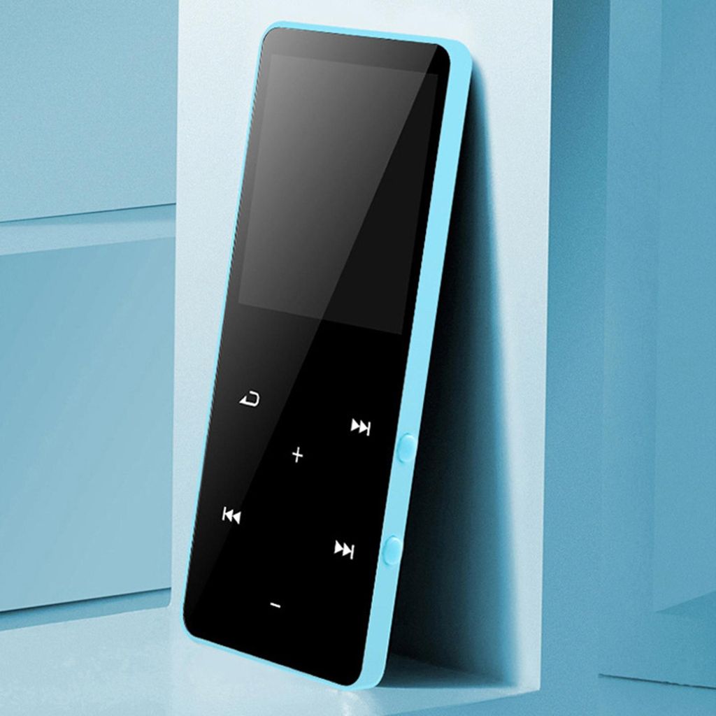 MP3-Player mit BT Tragbarer 1,8-Zoll-Farbbildschirm Digitaler Audioplayer Eingebauter Lautsprecher mit hoher Lautstärke Multifunktions-FM-Radio-Vo...