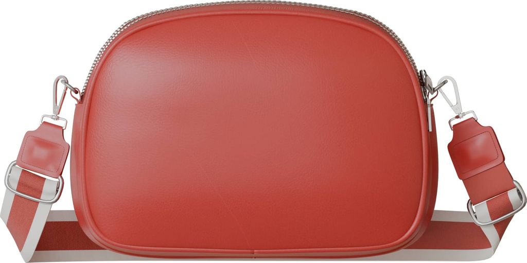 Damen Umhängetasche Vegan Kompakt Crossbody Praktisch 30626 Red