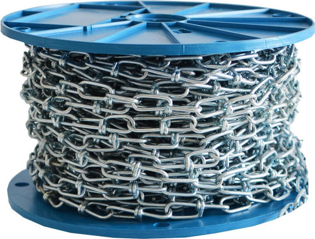 Kette Modell K270, 30 m, 2,50 mm, max. 35 kg Belastung, für Außenbereich