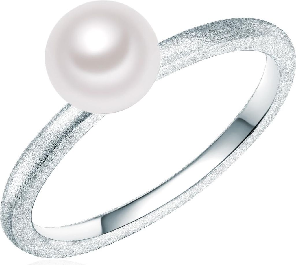 Ring Sterling Silber Süßwasser-Zuchtperle weiß 52