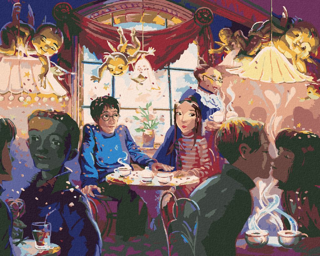 Zuty - Malen nach Zahlen - HARRY POTTER UND CHO CHANG BEI EINEM DATE, 40x50 cm, ohne Keilrahmen