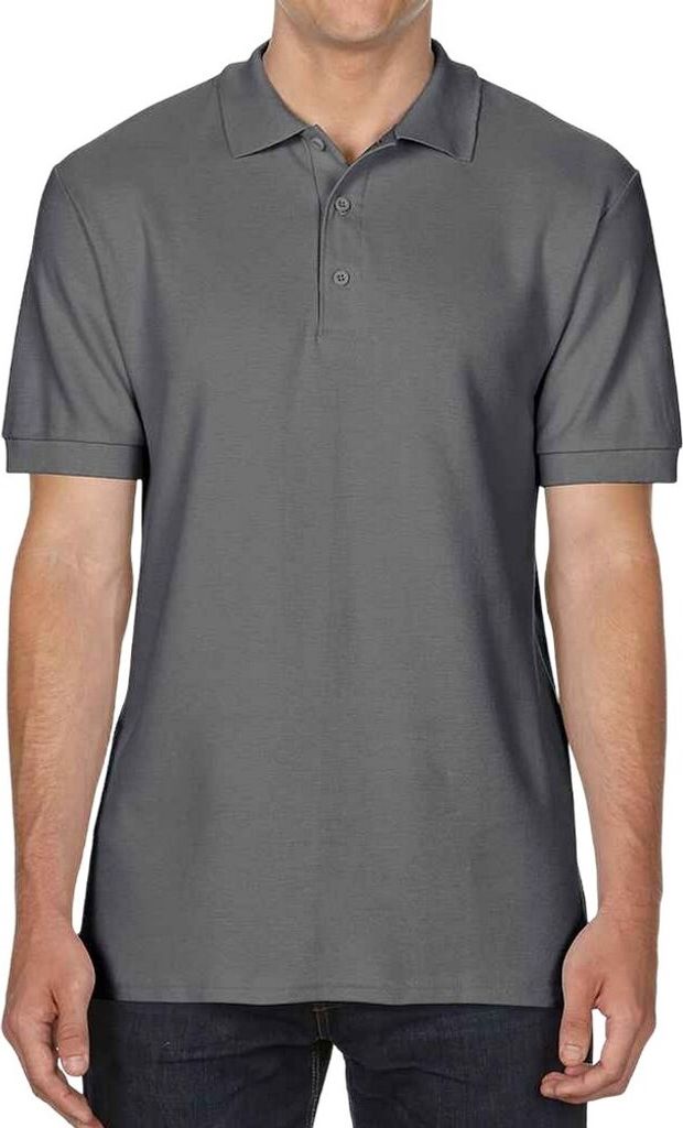 Gildan Erwachsenen-Poloshirt RW7737 (XL) (Holzkohle)