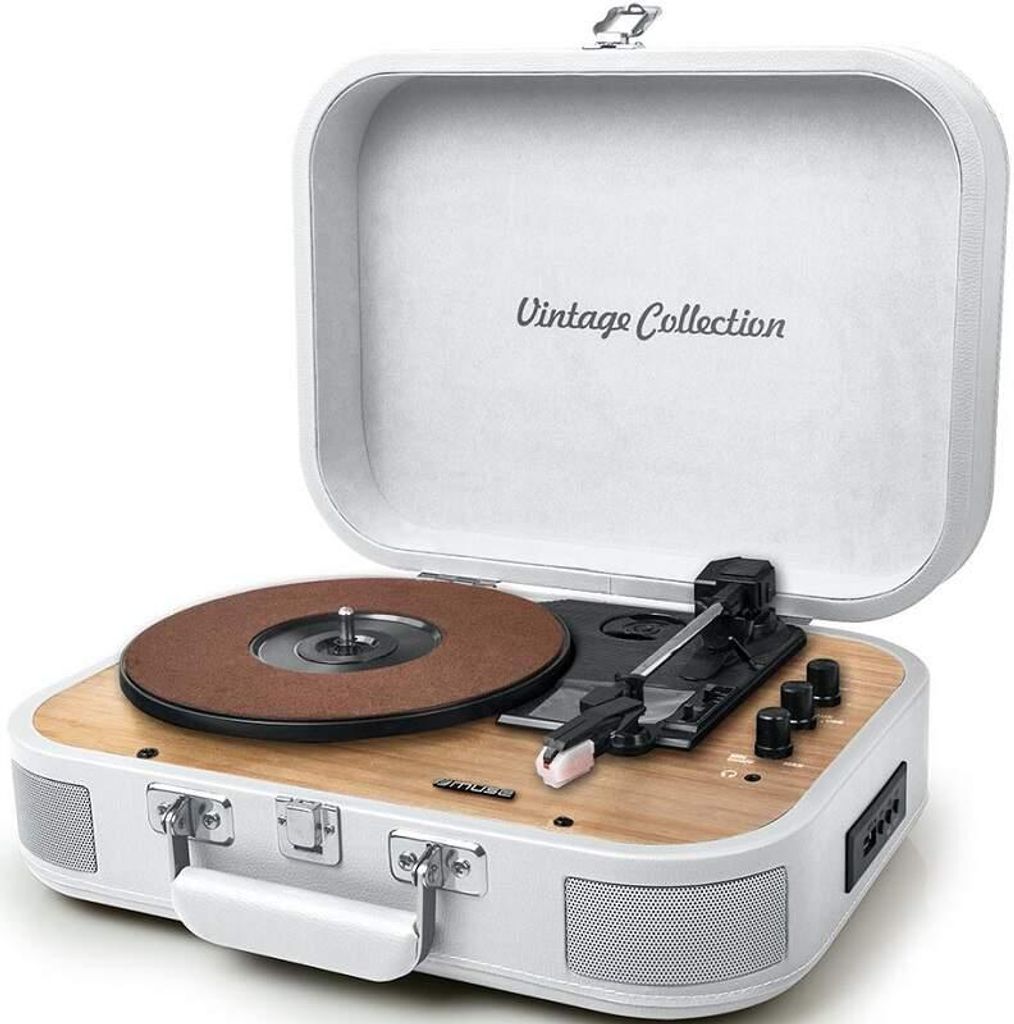 Giradischi stereo in vinile a 3 velocità 33/45/78t con Immagine del prodotto 
