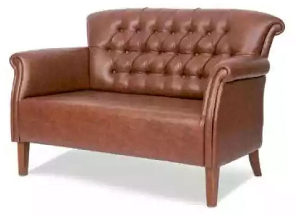 Chesterfield Zweisitzer Arbeitszimmer Sitzer Polstermöbel Luxus Design