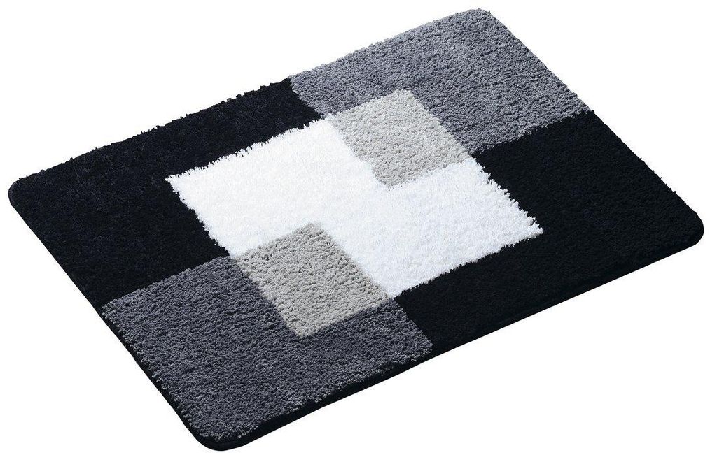 Ridder COINS Badvorlage 60x90cm Anti-Rutsch, Polyester, grau
