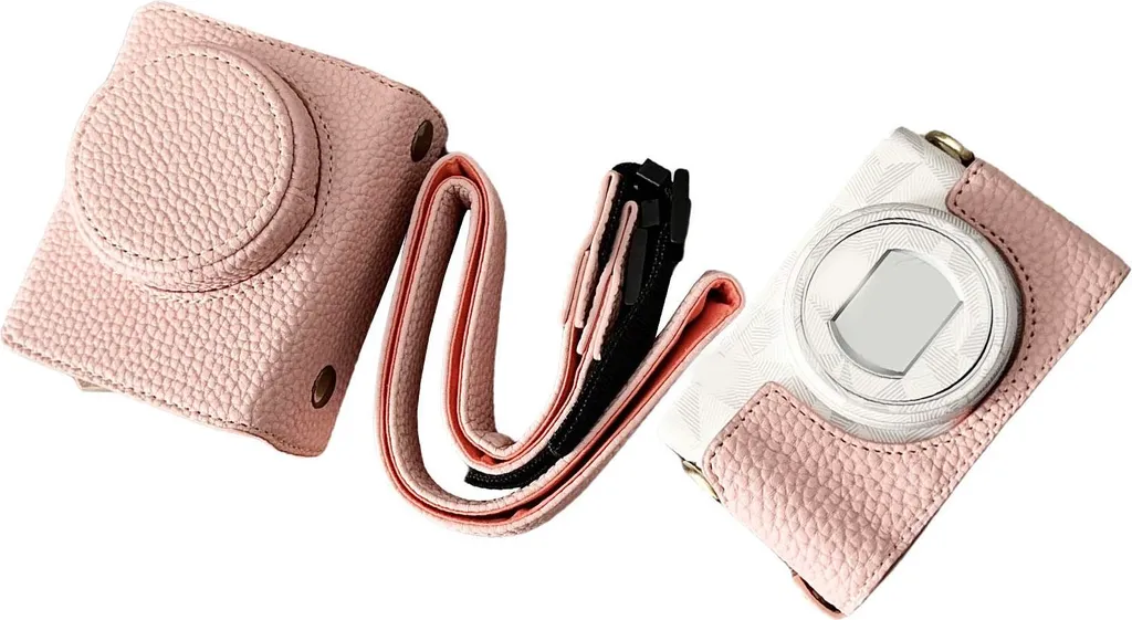 Housse Photo en Cuir PU pour ZV1F ZV1M2 avec Support Trépied Intégré