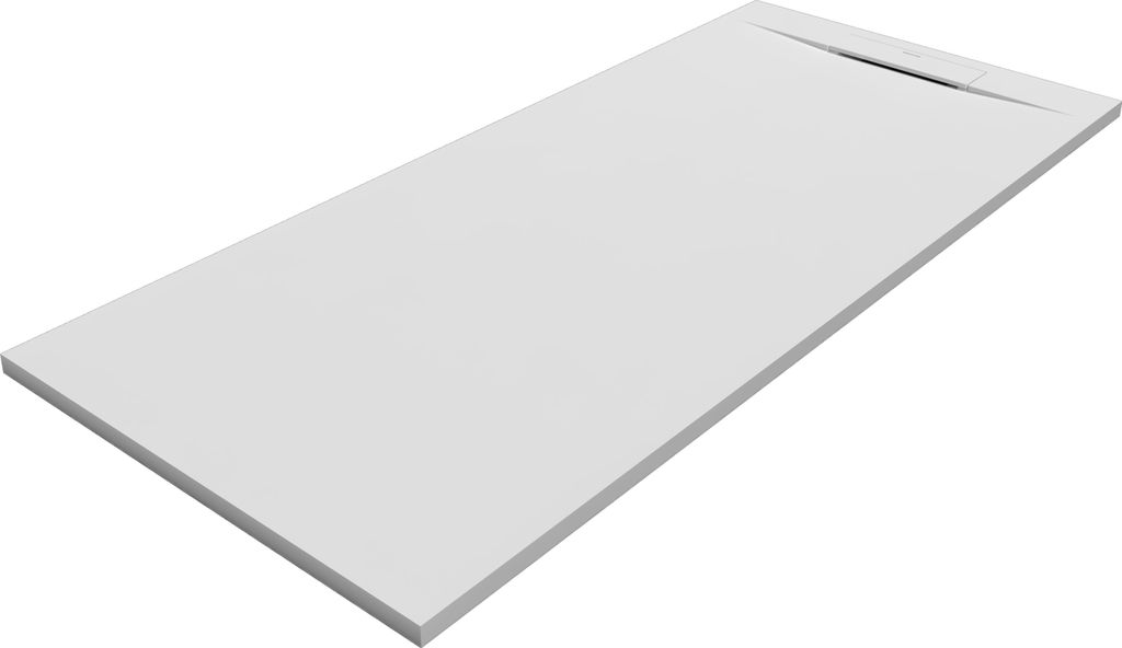 SANYCCES SIENA Rechteckige Duschwanne SanyDur Gel Coat 200 x 80 cm, weiß