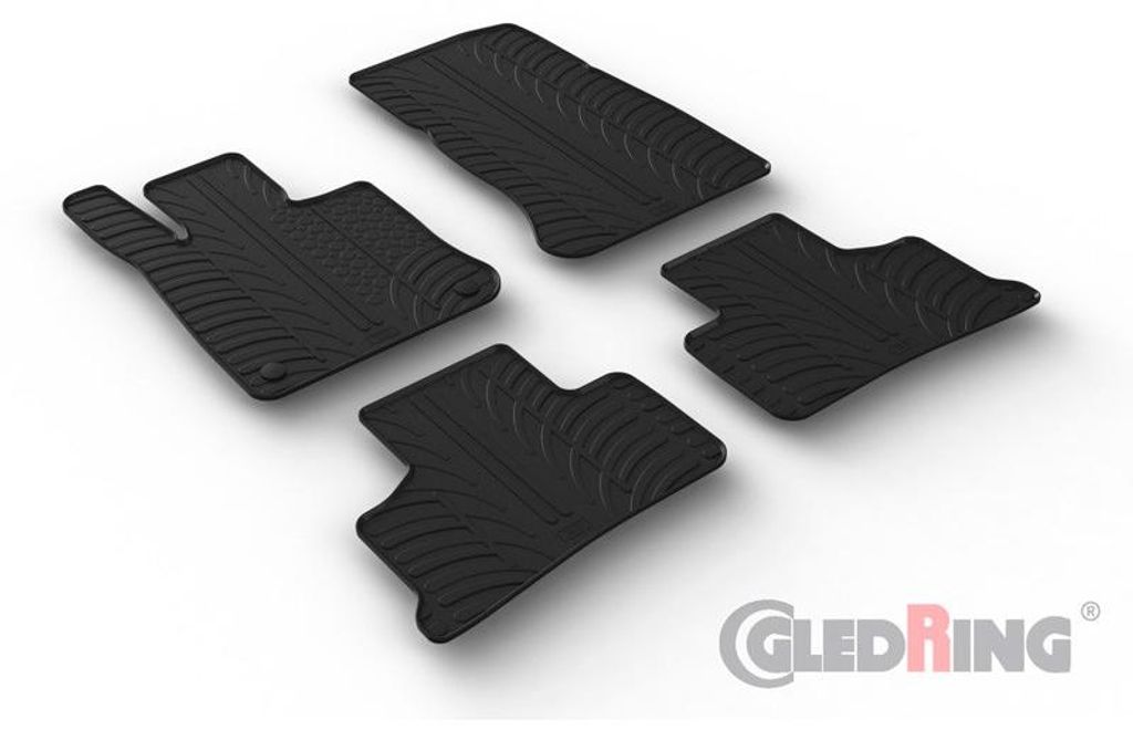 Gledring Fußmatten Set Gummi passend für MERCEDES-BENZ GLC Produktbild 