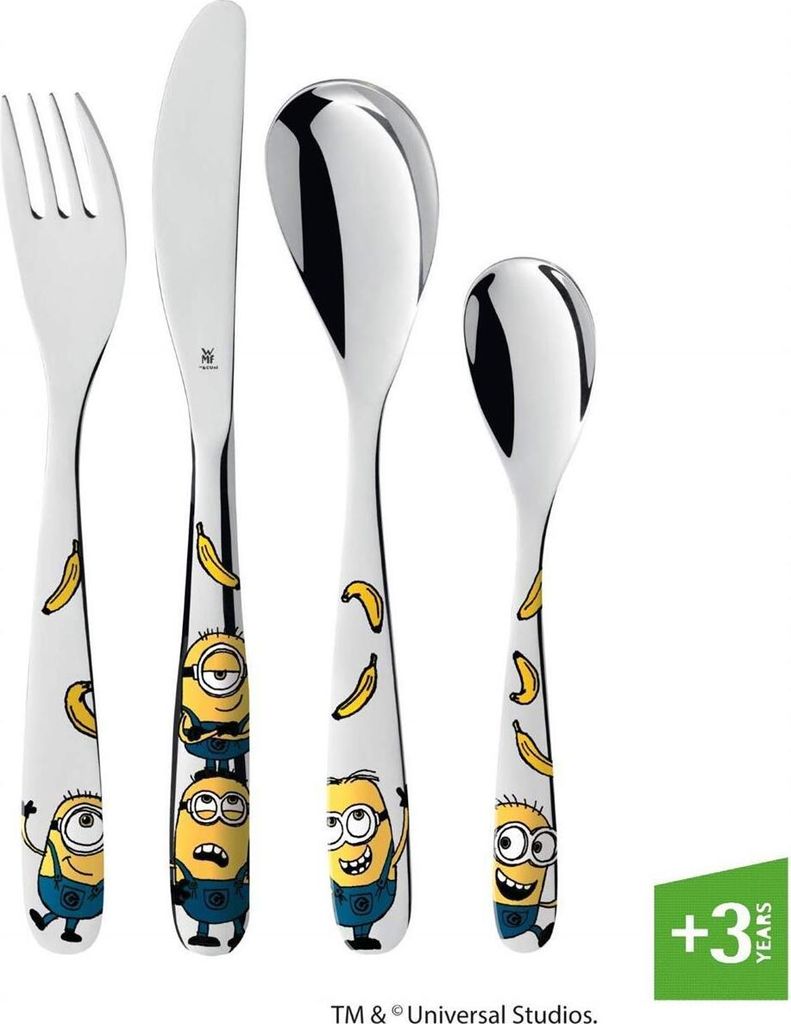 WMF Kinderbesteck 4-teilig MINIONS Produktbild 