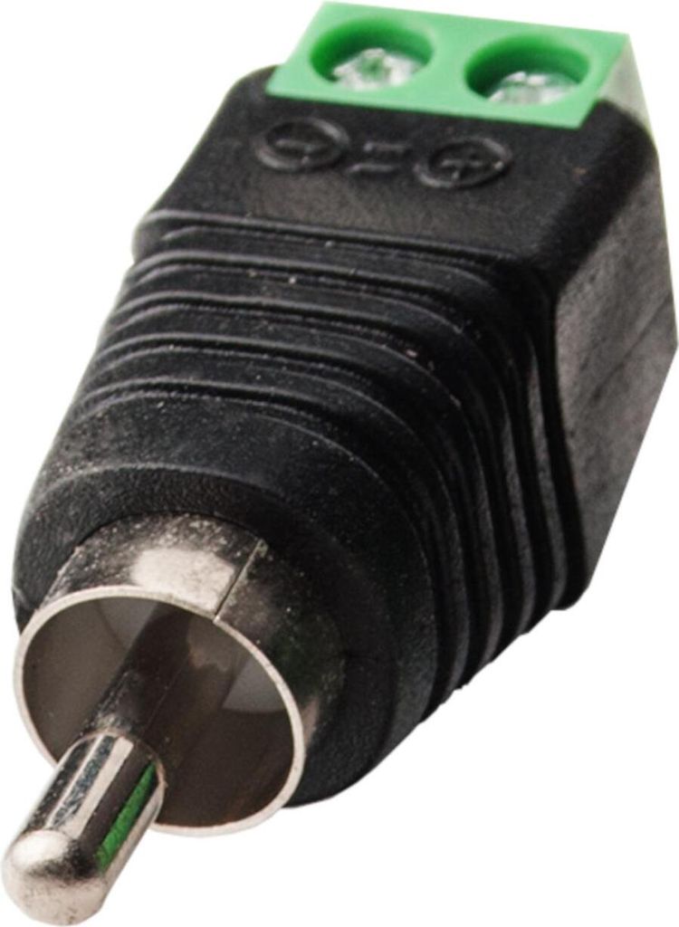 DC BNC Cinch Klinke Steckverbinder Stecker Buchse Adapter Kupplung Schraubklemme - Typ: Cinch - Variante: Cinch Stecker - Menge: 1 x Stecker