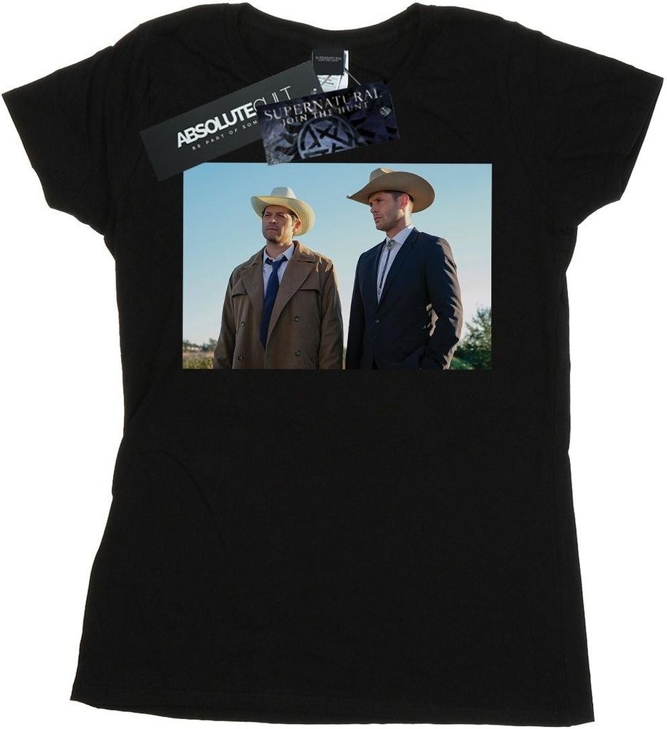 Supernatural - "Stetson Boys" T-Shirt für Damen BI50244 (XL) (Schwarz)