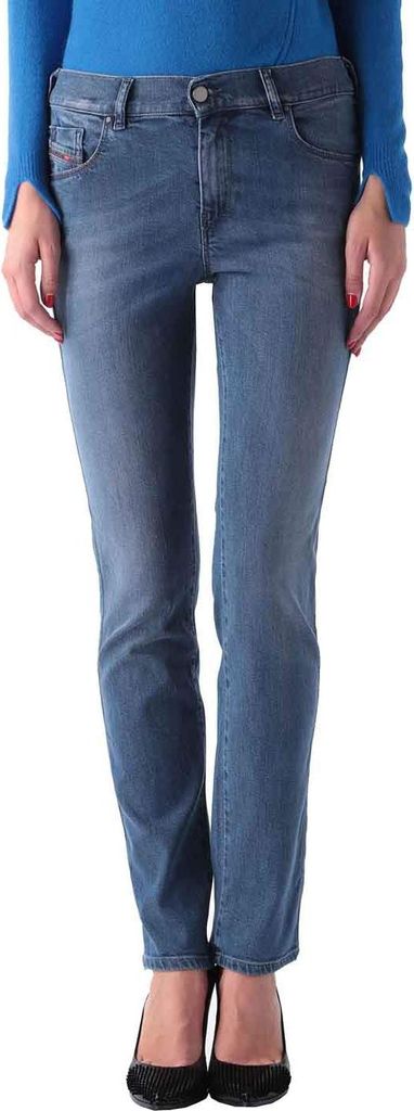 Diesel Sandy 0666G Stretch Damen Jeans Hose Slim Straight