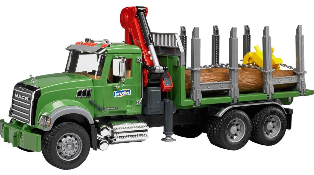 bruder MACK Granite autocarro da trasporto in legno auto Immagine del prodotto 