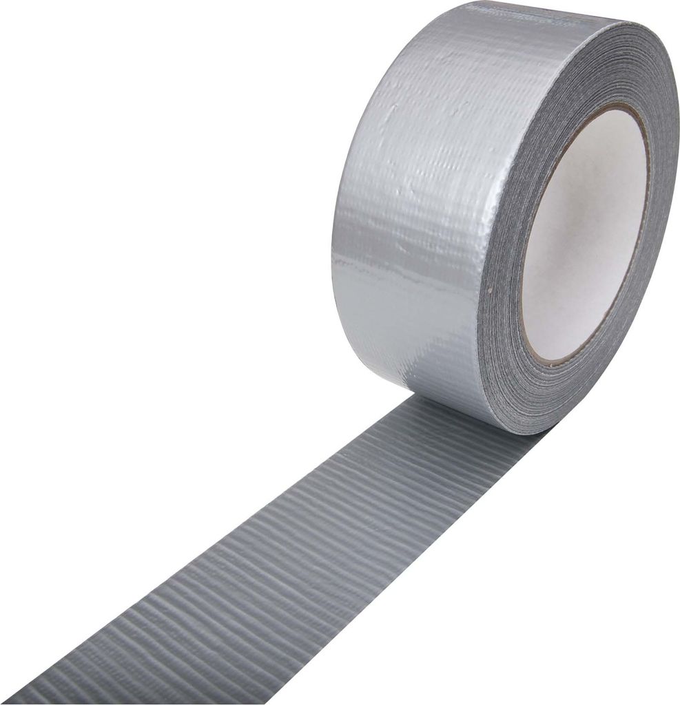 Gewebeklebeband silbergrau Panzertape Gaffaband Panzerband 48 mm x 50 m : Silbergrau