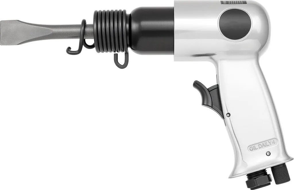 Burin pneumatique léger et compact avec kit de 4 burins pour atelier