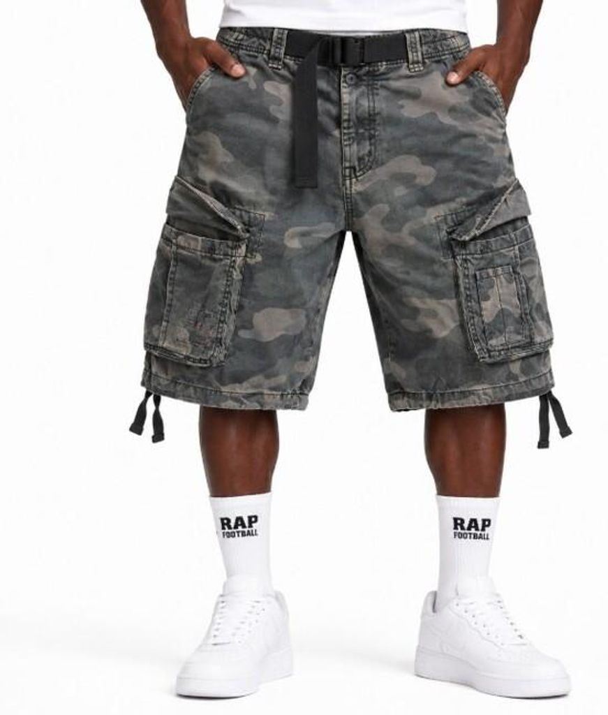 Pánské kraťasy Surplus Airborn Vintage Shorts Black Camo - Obrázek produktu 