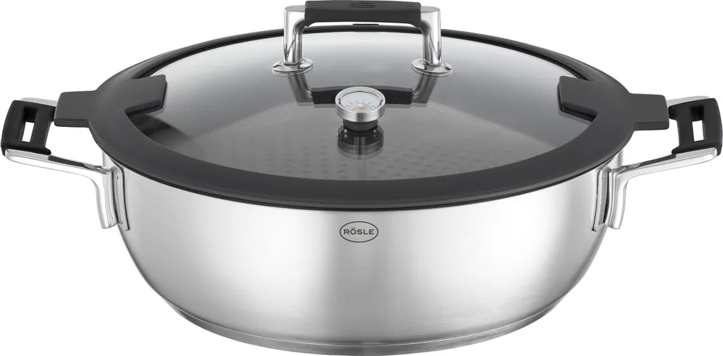 Tegame Rösle 910978 Silence Pro Ø 28cm - Acciaio Inox Induzione