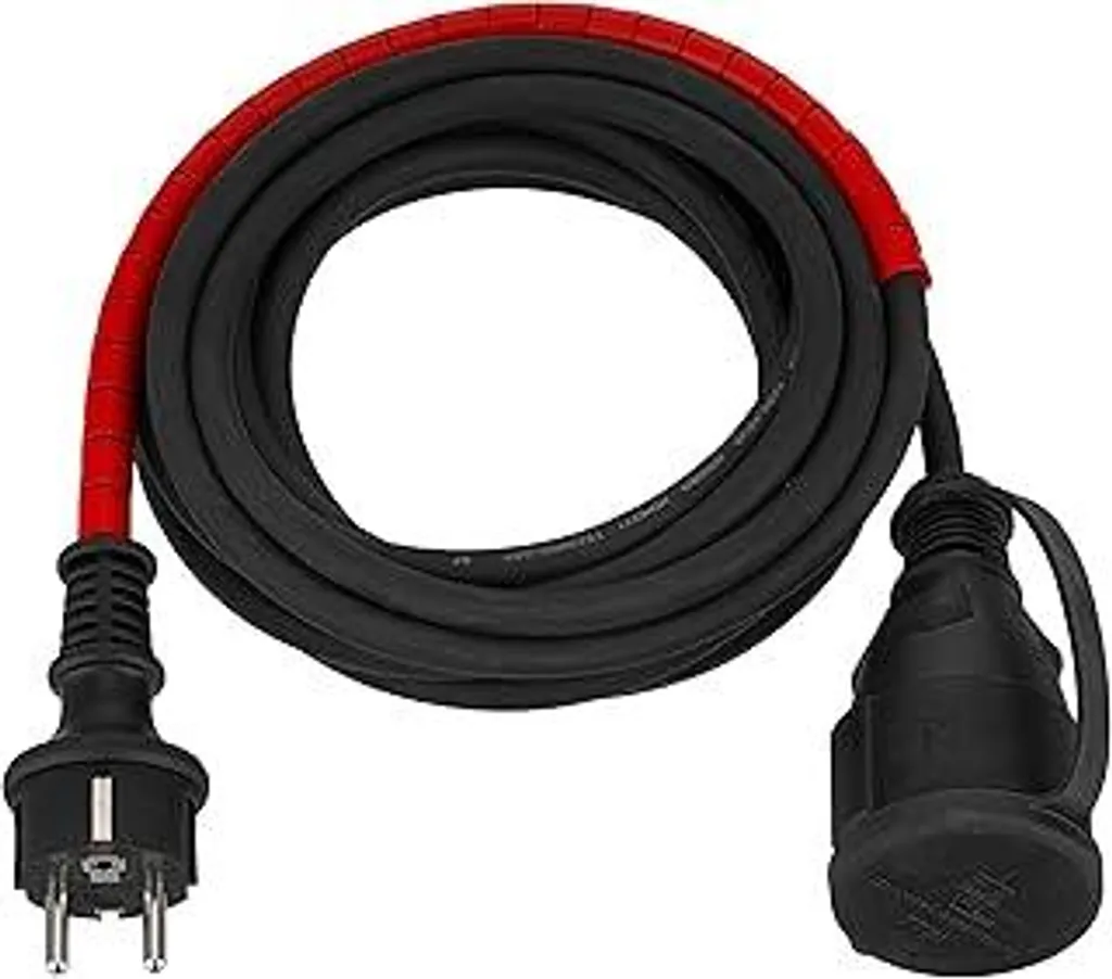 Cavo Prolunga REV 5m IP44 Nero per Esterni | Eleganza e Sicurezza 16A