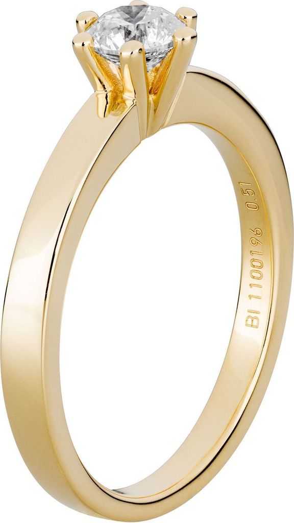 Orolino Ring 585/- Gold gelb 058 (18,5) Brillant weiß 067370142-1