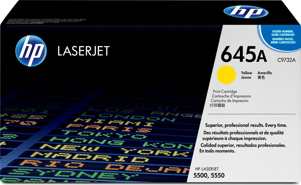 HP 645A      Gelb        LaserJet    Tonerpatrone Obrázok produktu 