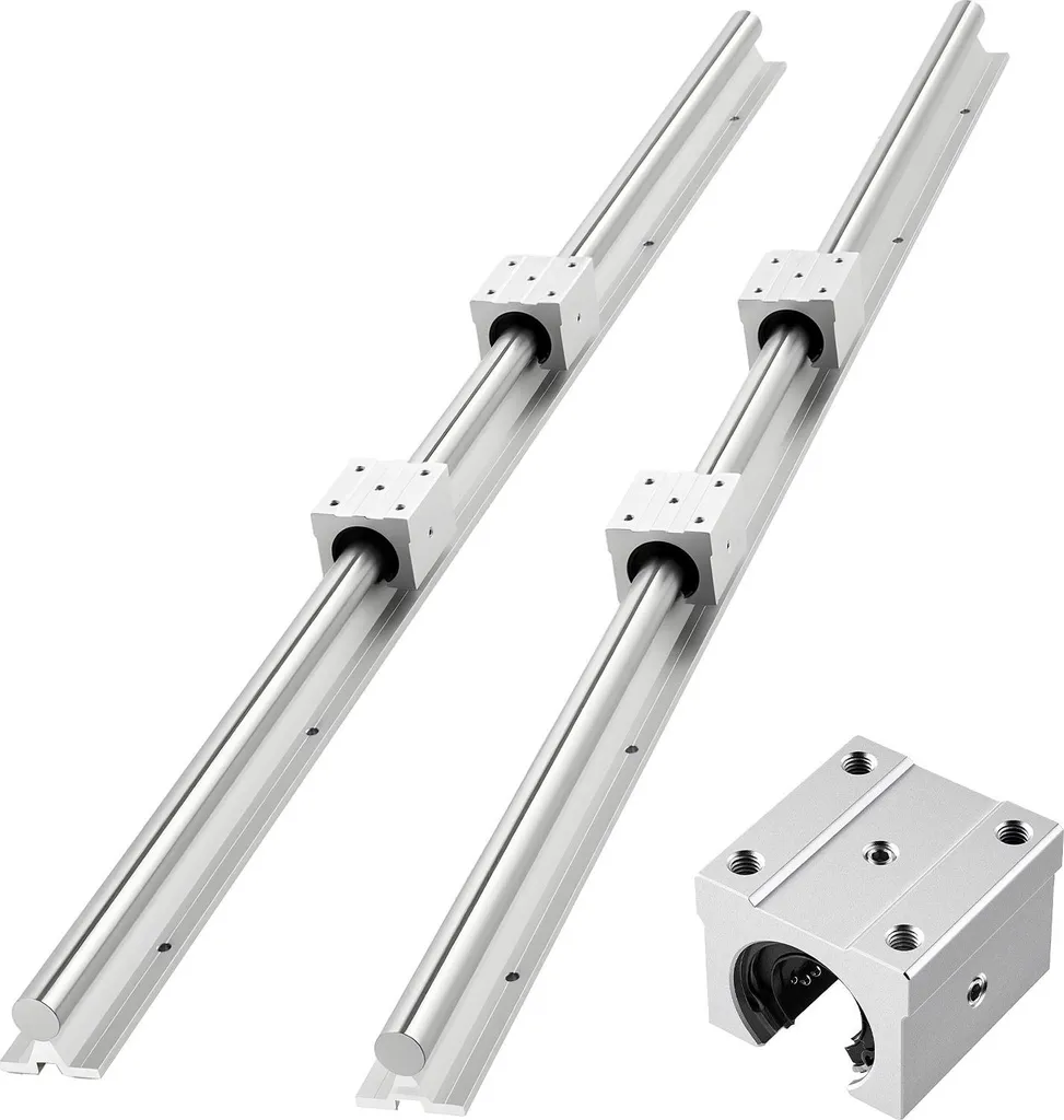 Rail Linéaire SBR25 1200mm : Finissez-en avec le Jeu sur votre CNC