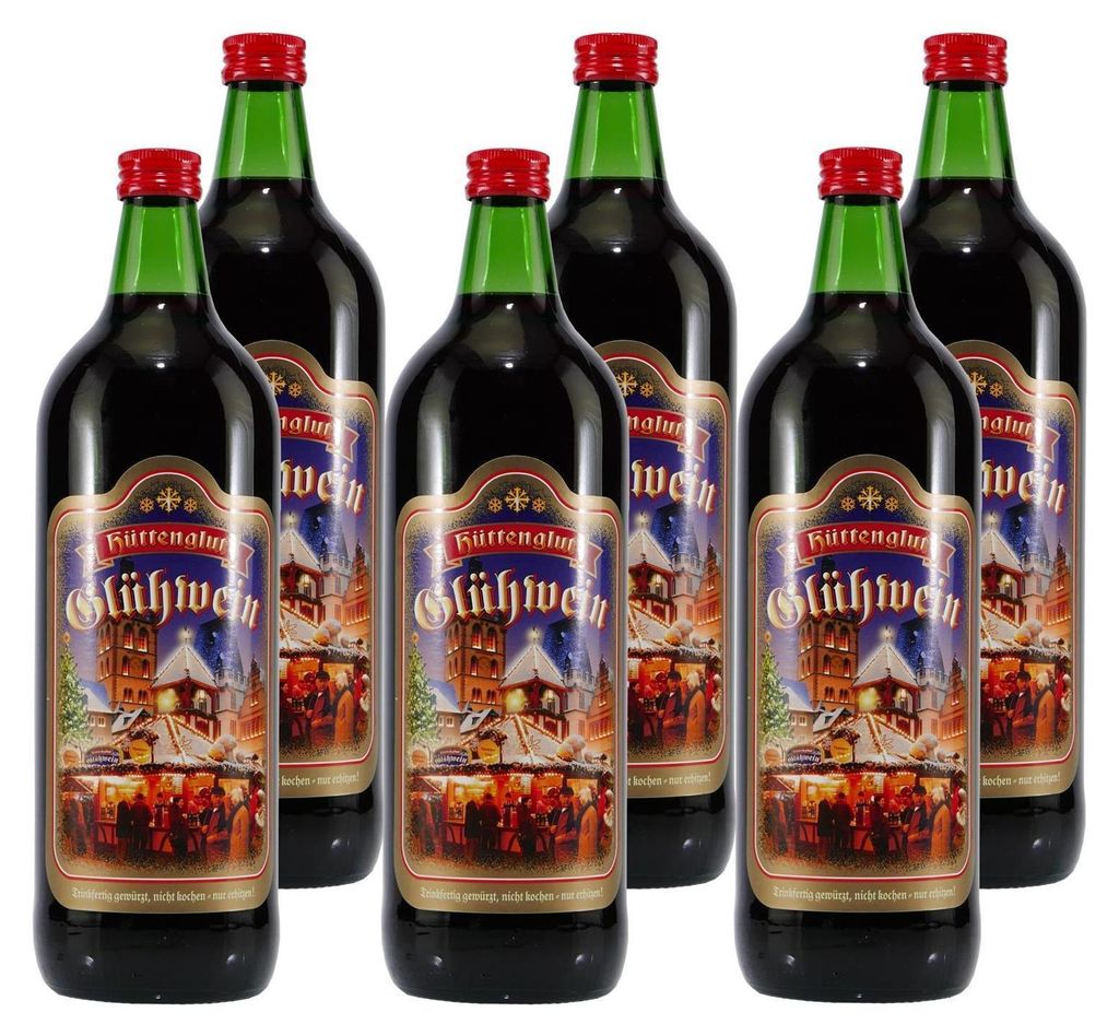 Hüttenglut Glühwein (6 x 1,0L) Produktbild 