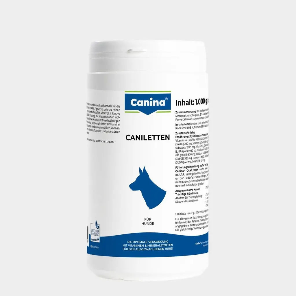 Canina Caniletten 1000g Integratore Minerale Cani - Offerta Allevatori