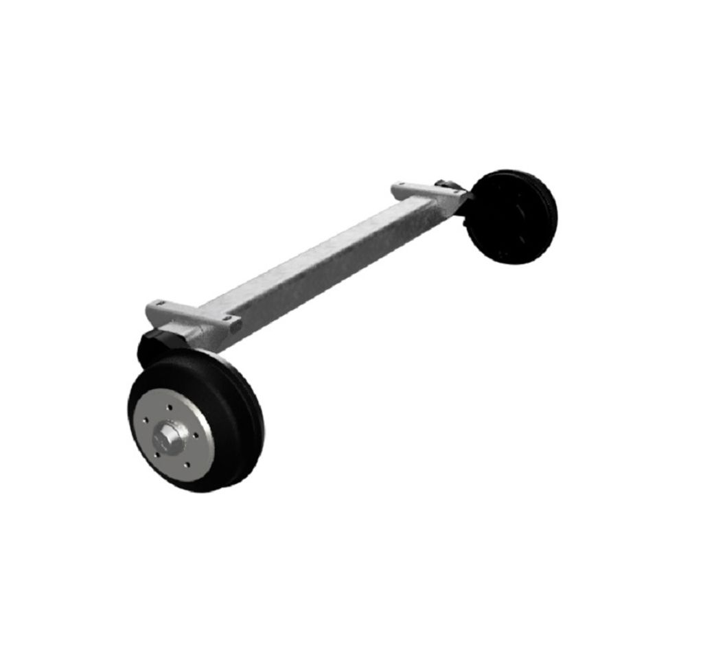 Assale per rimorchio per Peitz EBG10 e EBG12U 1350kg a=1100 Immagine del prodotto 