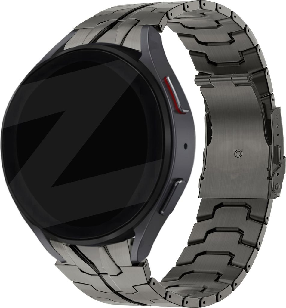 Bandz Stahlarmband „Iron“ Samsung Galaxy Watch 7 (40&44mm) / Galaxy Watch 6 (Classic) / Galaxy Watch 5 (Pro) / Watch 4 (Classic) / Watch FE –...