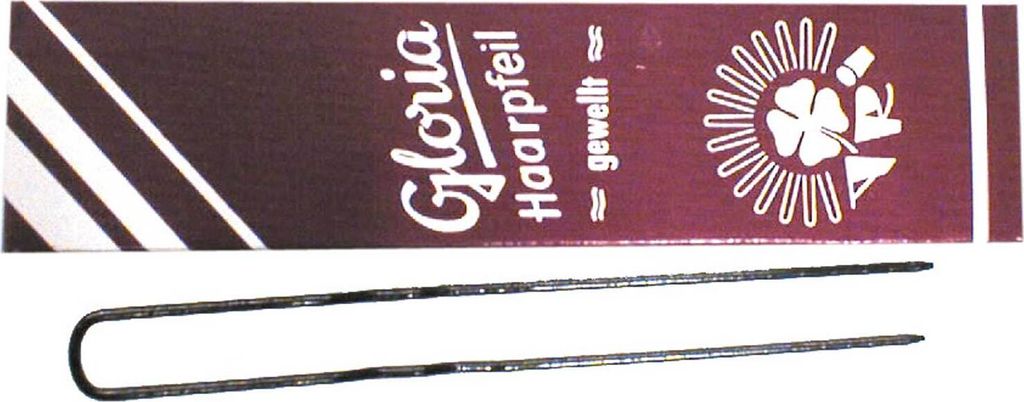 ARI Haarpfeile Gloria gebogen und gewellt, 90 mm schwarz Produktbild 